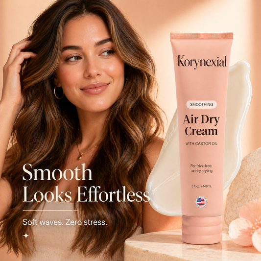 Korynexial Smoothing Air Dry Cream with Castor Oil