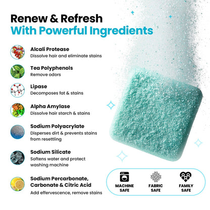 Powerful Washer Deep Cleaner Tablets 💦
