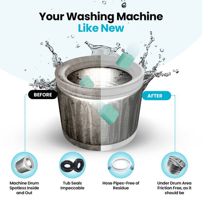 Powerful Washer Deep Cleaner Tablets 💦