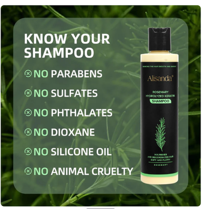 🔥LAST DAY 50% OFF - 🎅Alisanda® Organic Rosemary Hair Growth Shampoo