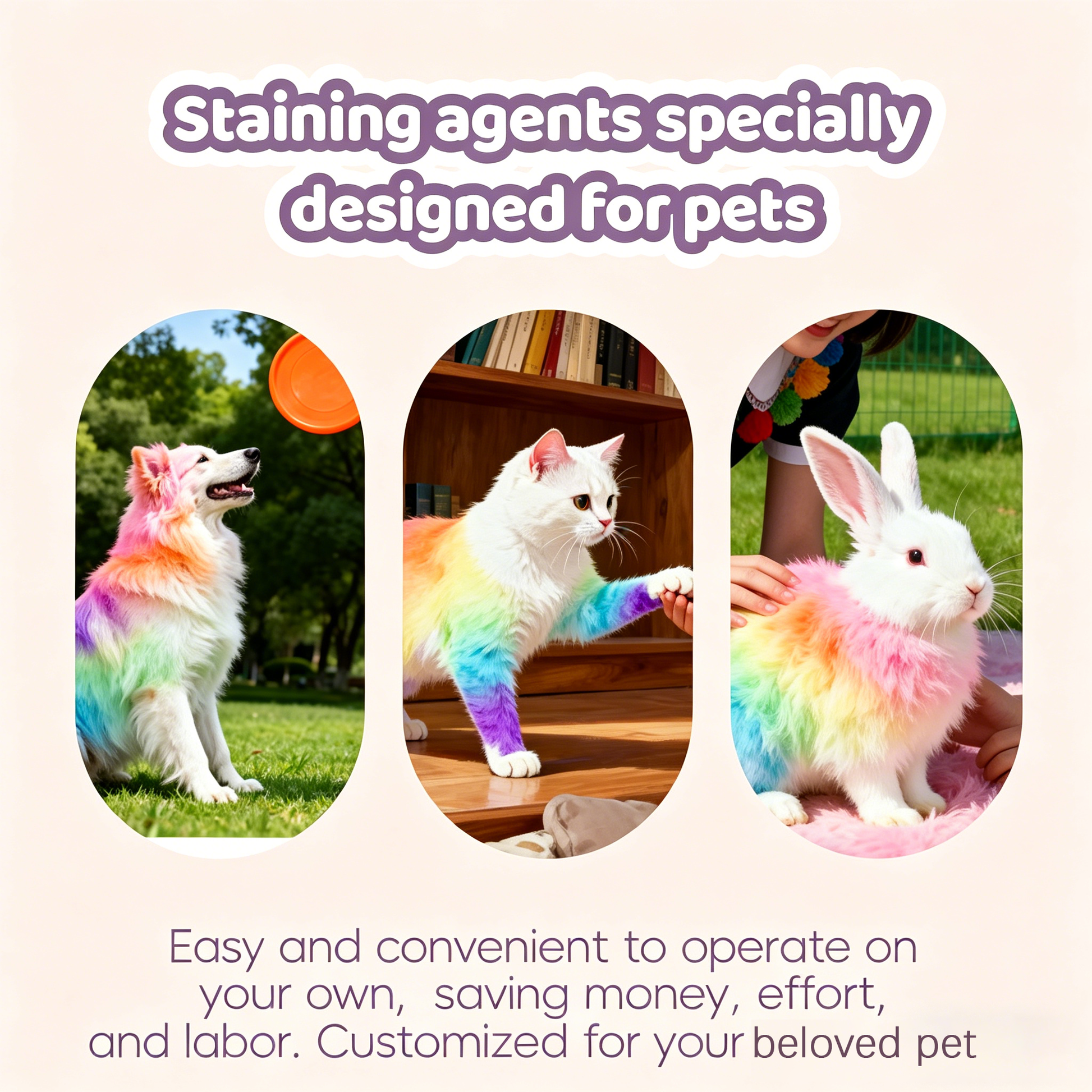 Pet dye specially designed for pets