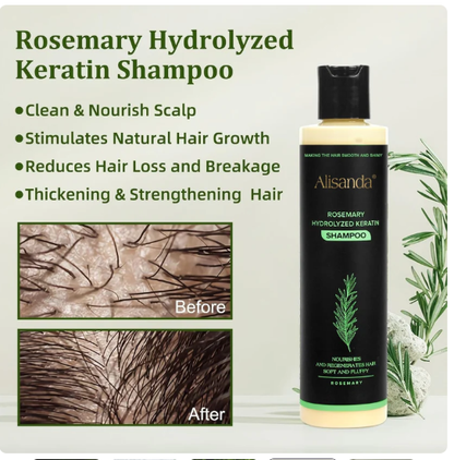 🔥LAST DAY 50% OFF - 🎅Alisanda® Organic Rosemary Hair Growth Shampoo
