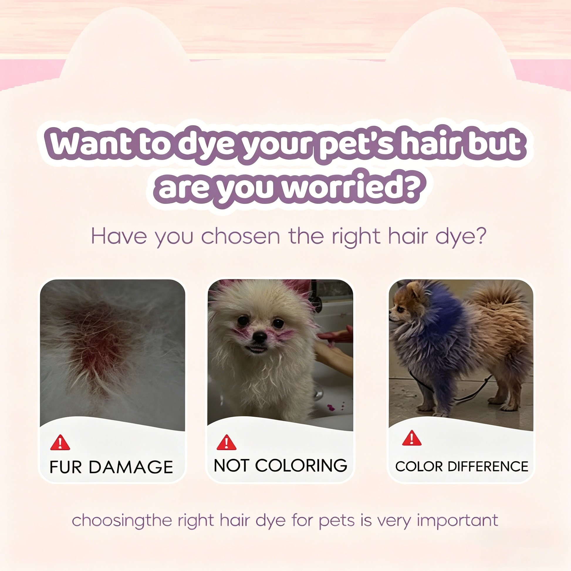 Why choosing the right pet dye matters