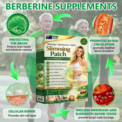 New 2026 Upgrade:  Berberine 6-in-1 Nano Microneedle 𝖯𝚊𝗍𝖼𝗁 with Science-Backed Formula
