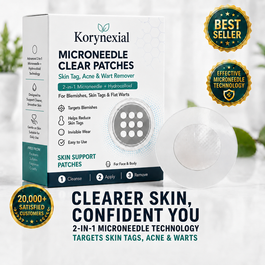 Korynexial®2-in-1 Microneedle & Hydrocolloid Patch
