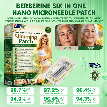 New 2026 Upgrade:  Berberine 6-in-1 Nano Microneedle 𝖯𝚊𝗍𝖼𝗁 with Science-Backed Formula