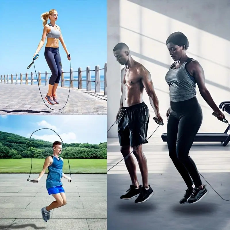 Chic Digital Jump Rope 💖 Power Up Every Workout