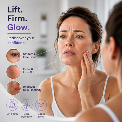 Rediscover Youthful Skin: Lift, Firm & Glow with Korynexial 3D Lifting Cream ✨💜